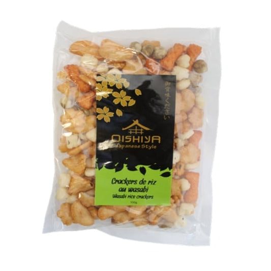 OISHIYA Crackers de riz au wasabi 100g