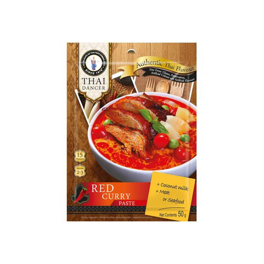 THAI DANCER Pâte de curry rouge (all natural) 50g