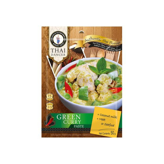 THAI DANCER Pâte de curry vert (all natural) 50g