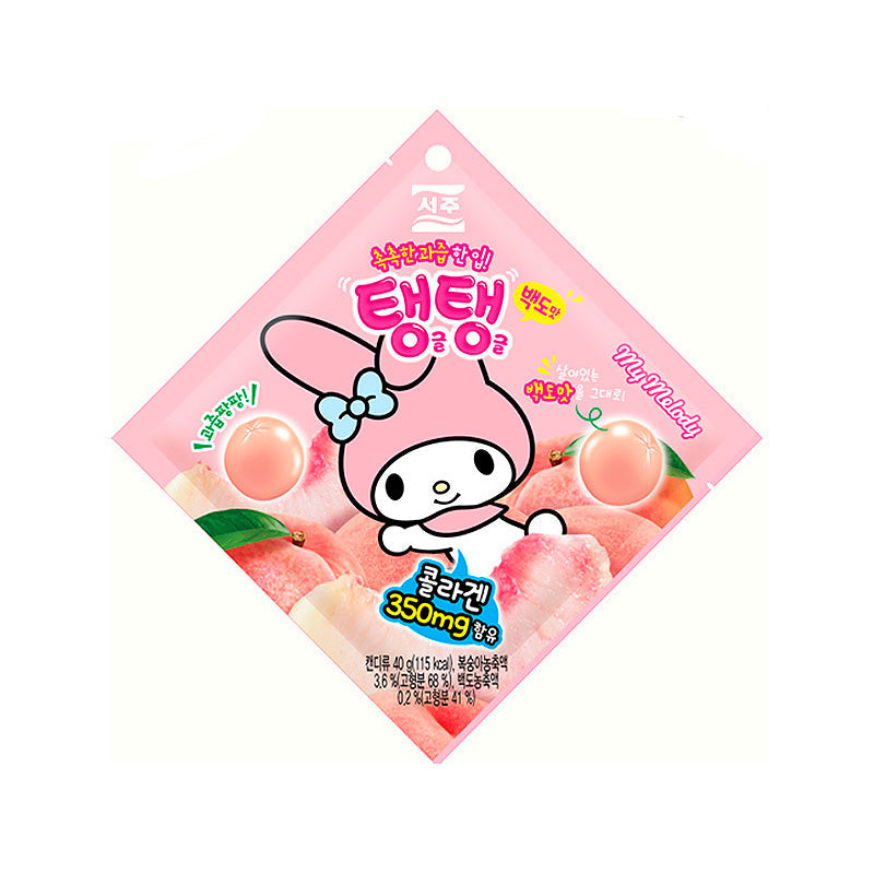 SEOJU Bonbons gummy à la pêche my melody 40g