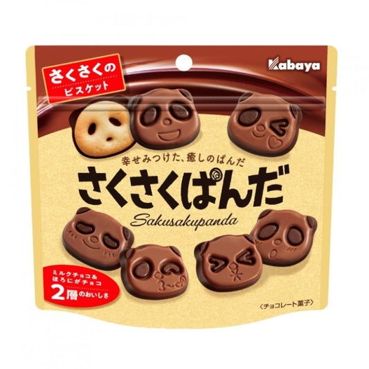 KABAYA -  Saku-Saku Panda Chocolat 47g. GATSU GATSU