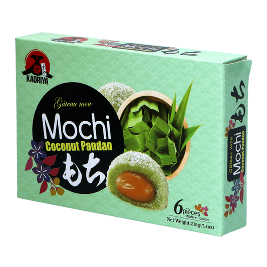 KAORIYA Mochi Noix de coco et Pandan 210g GATSU GATSU