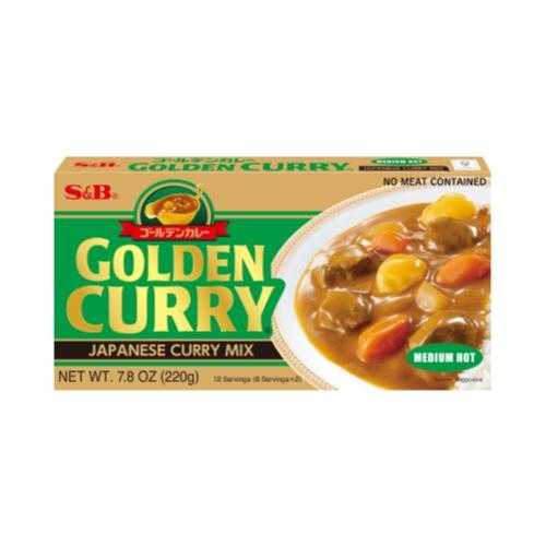 S&B Golden Curry medium hot 220g GATSU GATSU