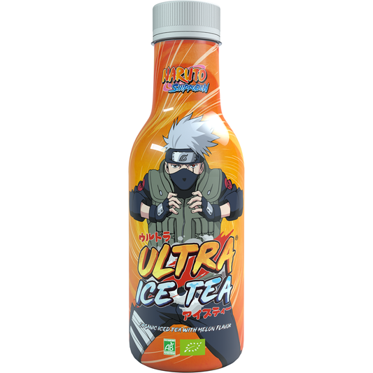 ULTRA POP Boisson Bio Ultra Ice Tea Kakashi Saveur Melon 50 CL GATSU GATSU