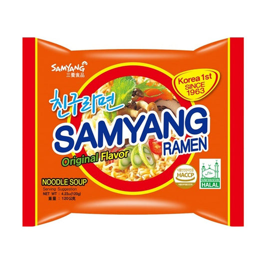 SAMYANG Ramen Original Nouilles piquantes bœuf et légumes 120g