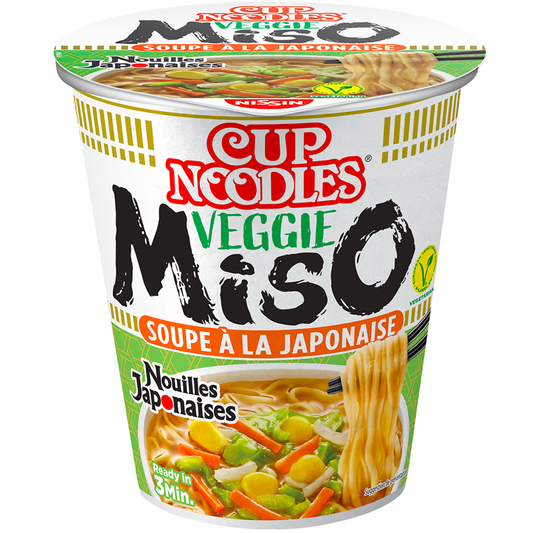 NISSIN, Cup Noodle Veggie Miso