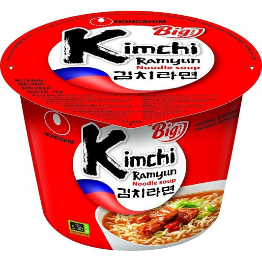 NONG SHIM Big Bowl Nouilles Kimchi 112g